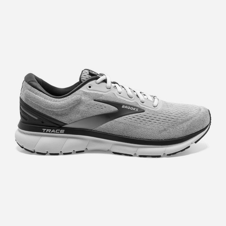 Brooks Men's Trace Adaptive Road Running Shoes Singapore - Alloy/Grey/Black/Charcoal (93421-QMLH)